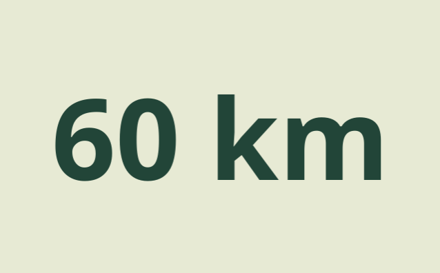 60 km-3